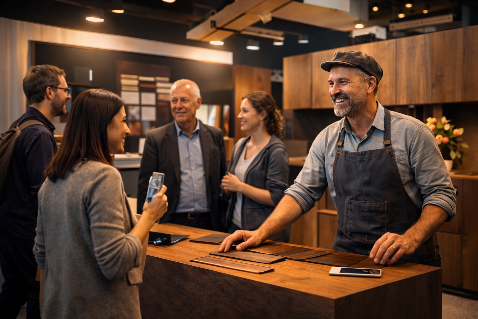 Messepräsenz eines Handwerksunternehmens
